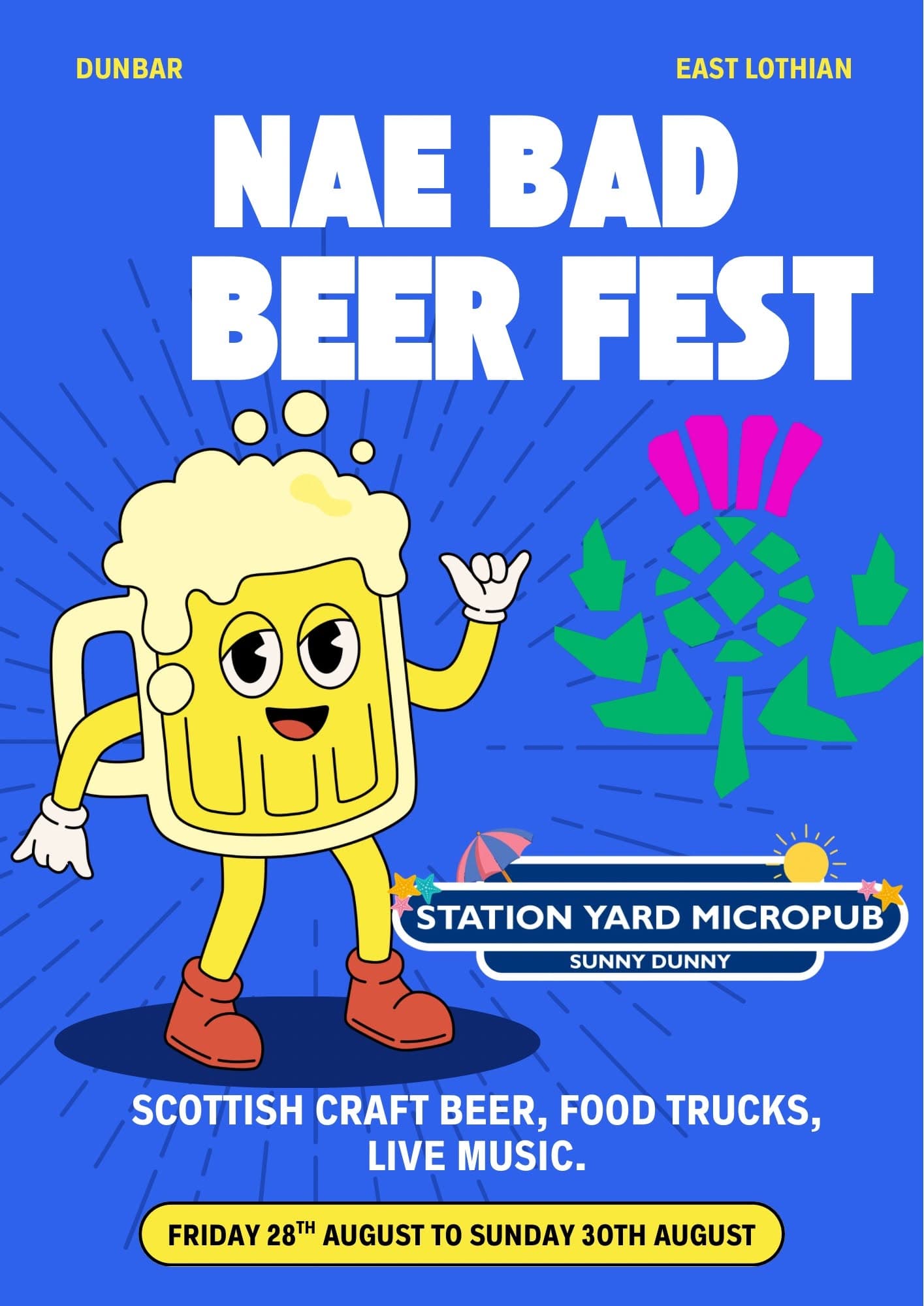 Nae Bad Beer Festival @ Station Yard, Station Yard, Dunbar