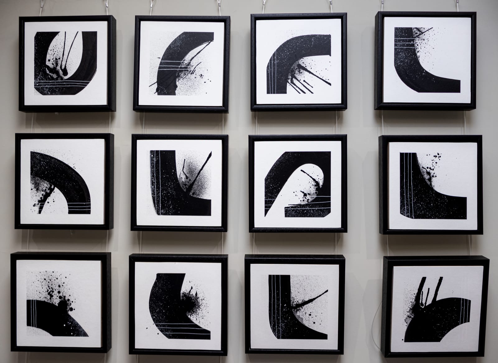 Laura Cave’s black-and-white artworks displayed at Venue 1