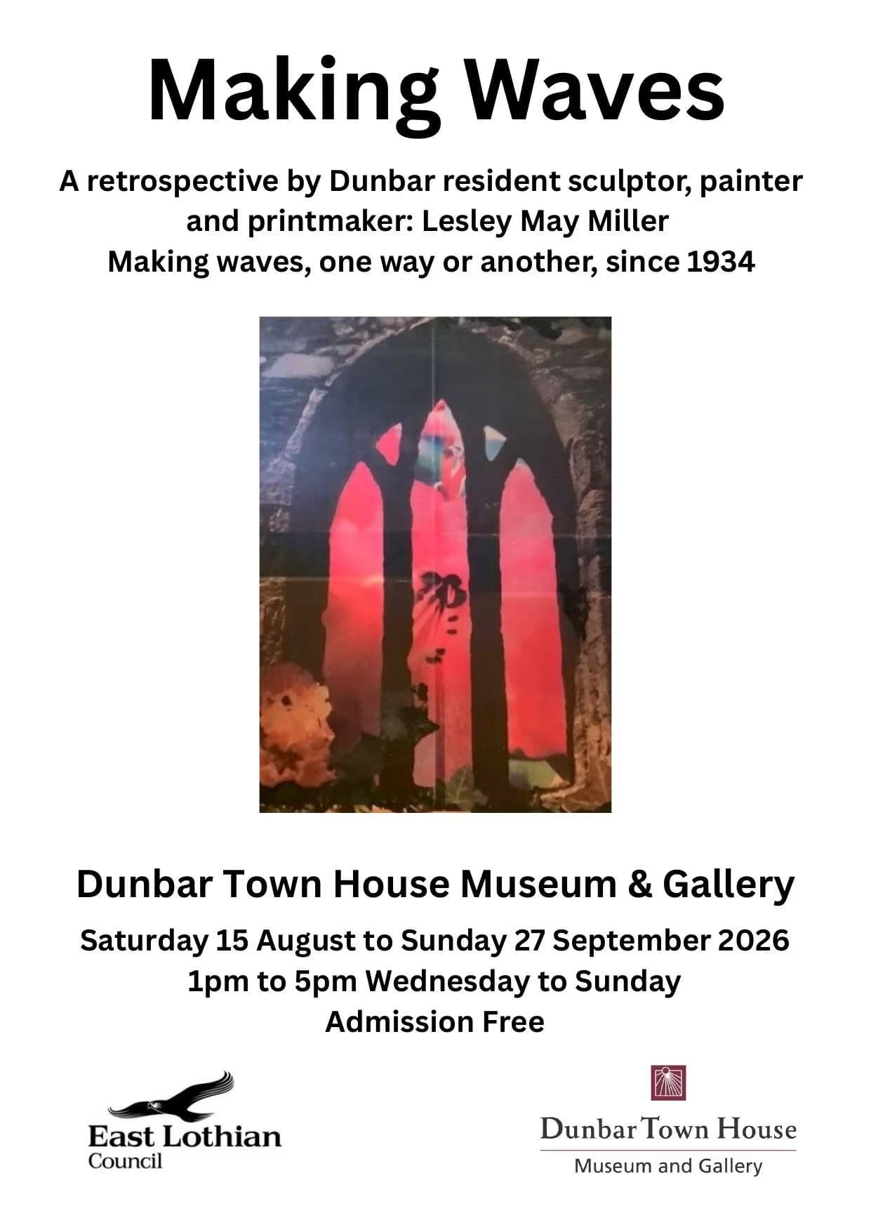 Making Waves: LesleyMay Miller, Dunbar Town House Museum & Gallery