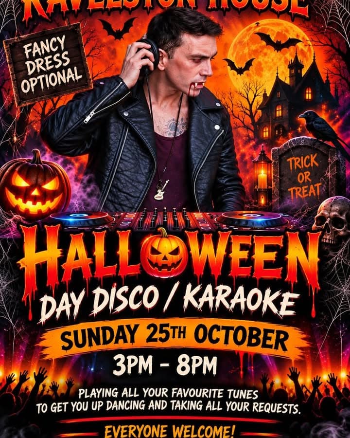 Halloween Day Disco / Karaoke, Ravelston House