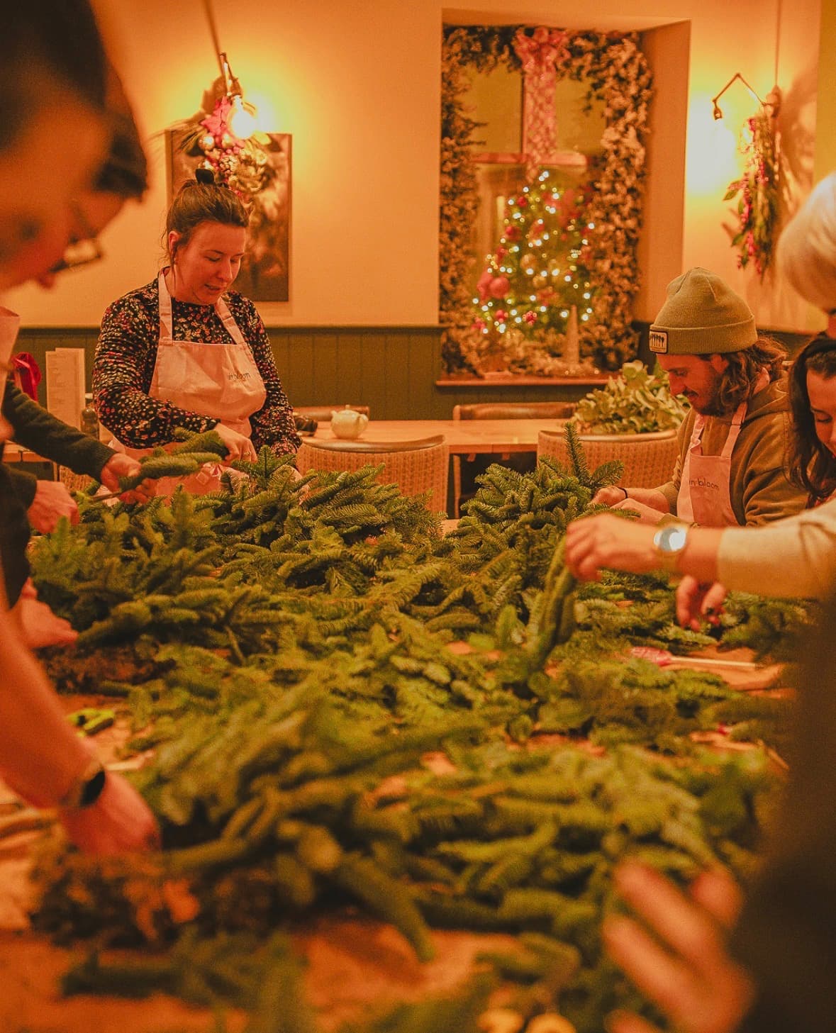 Christmas Wreath Making Workshop, in bloom studio, The Wheel House, Longniddry Steading, Longniddry, EH320QJ
