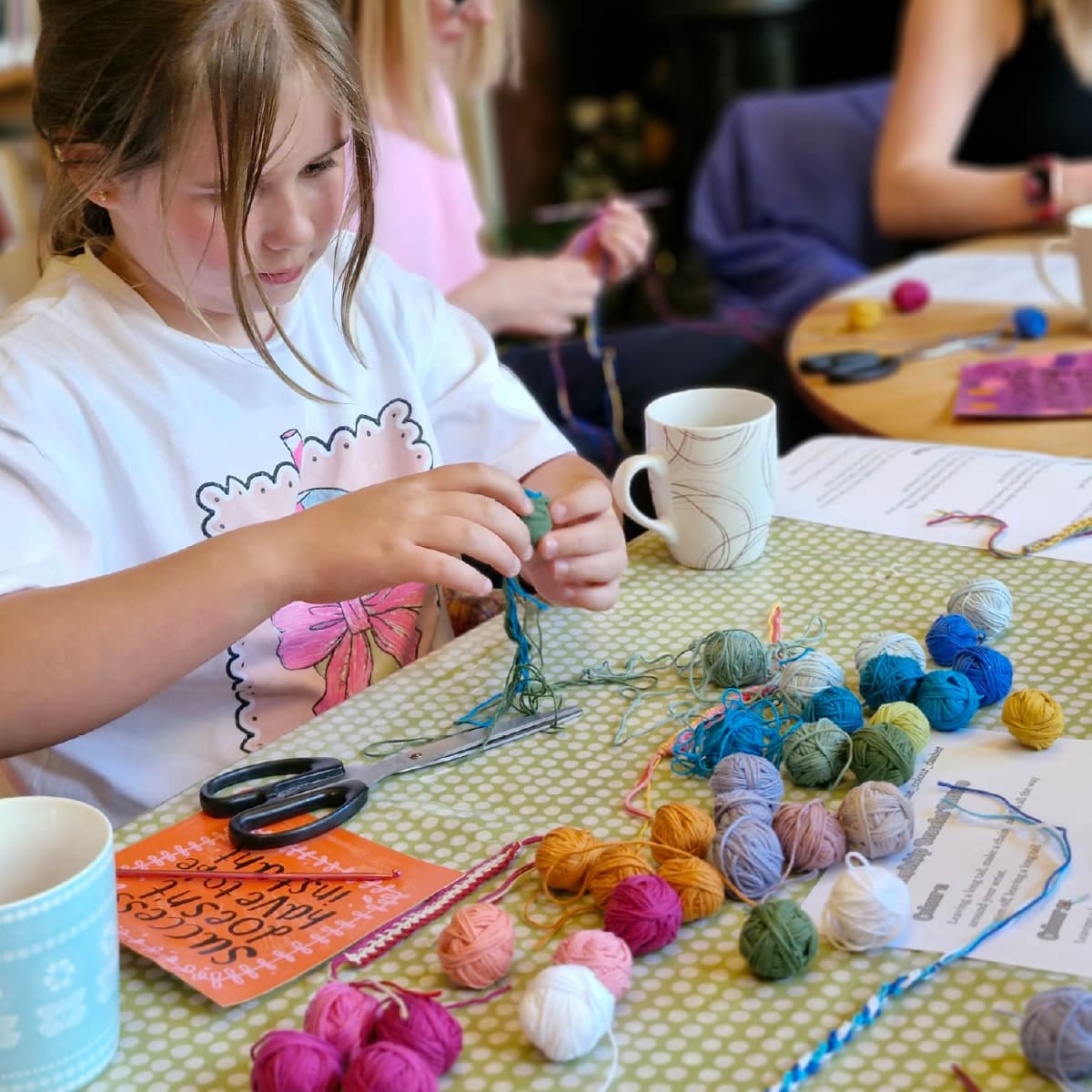 Adult & Child Crochet Workshop, Archerfield Walled Garden, Dirleton