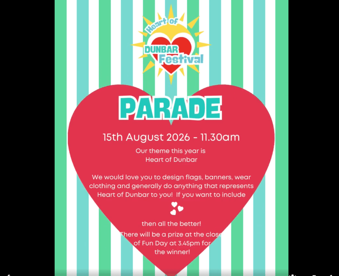 Heart of Dunbar Festival Parade, Dunbar Town Centre