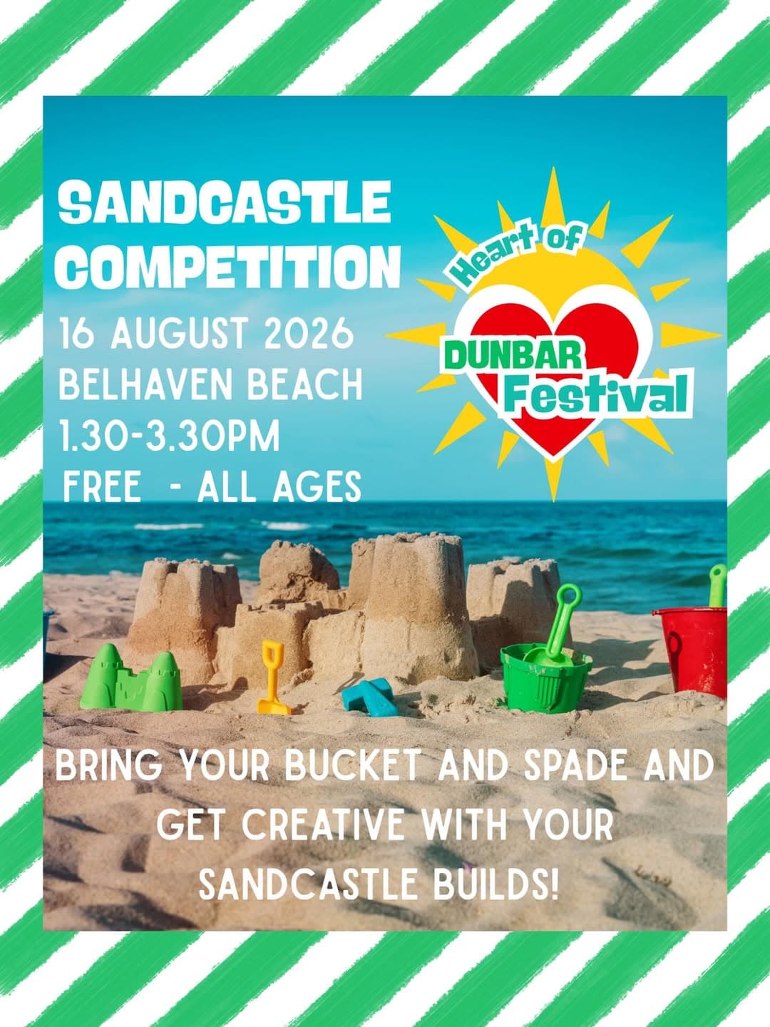 Sandcastle Competition, Belhaven Bay