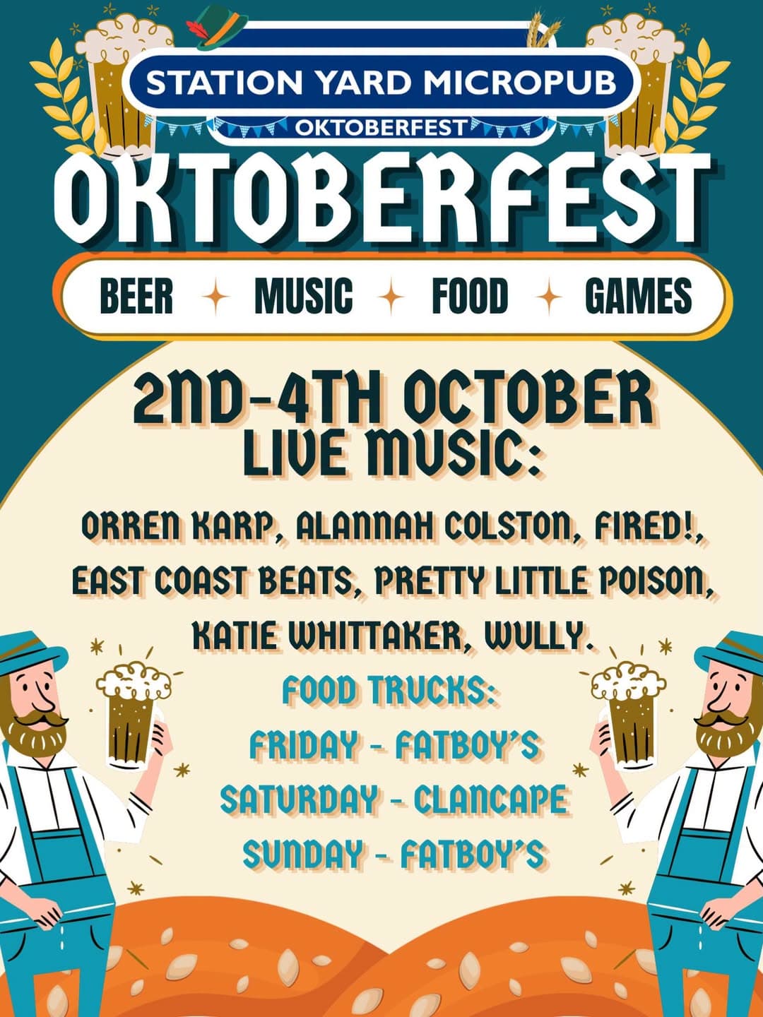 Oktoberfest @ Station Yard, Station Yard, Dunbar