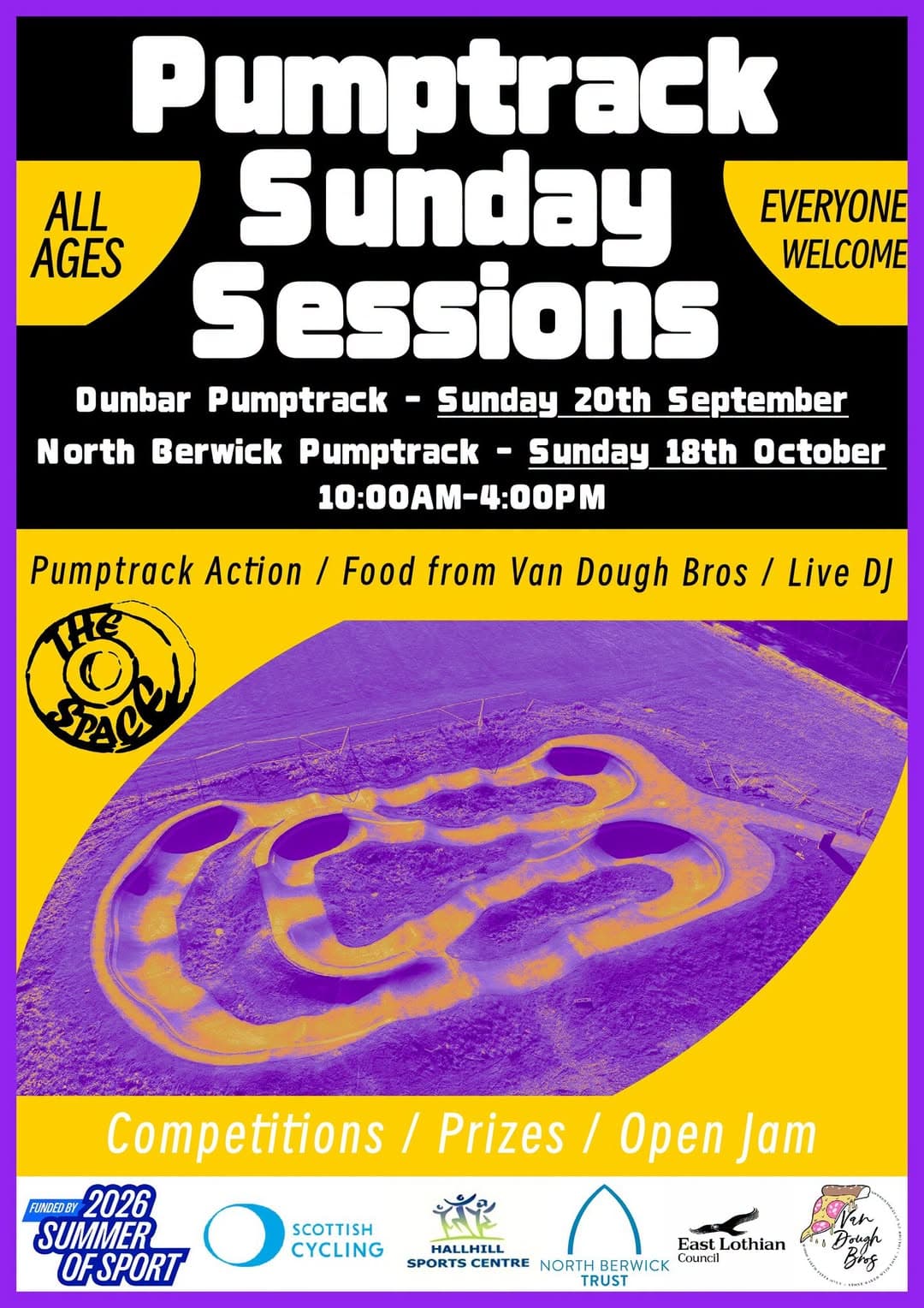 Pumptrack Sunday Session, Dumbar Community Pumptrack, Dunbar
