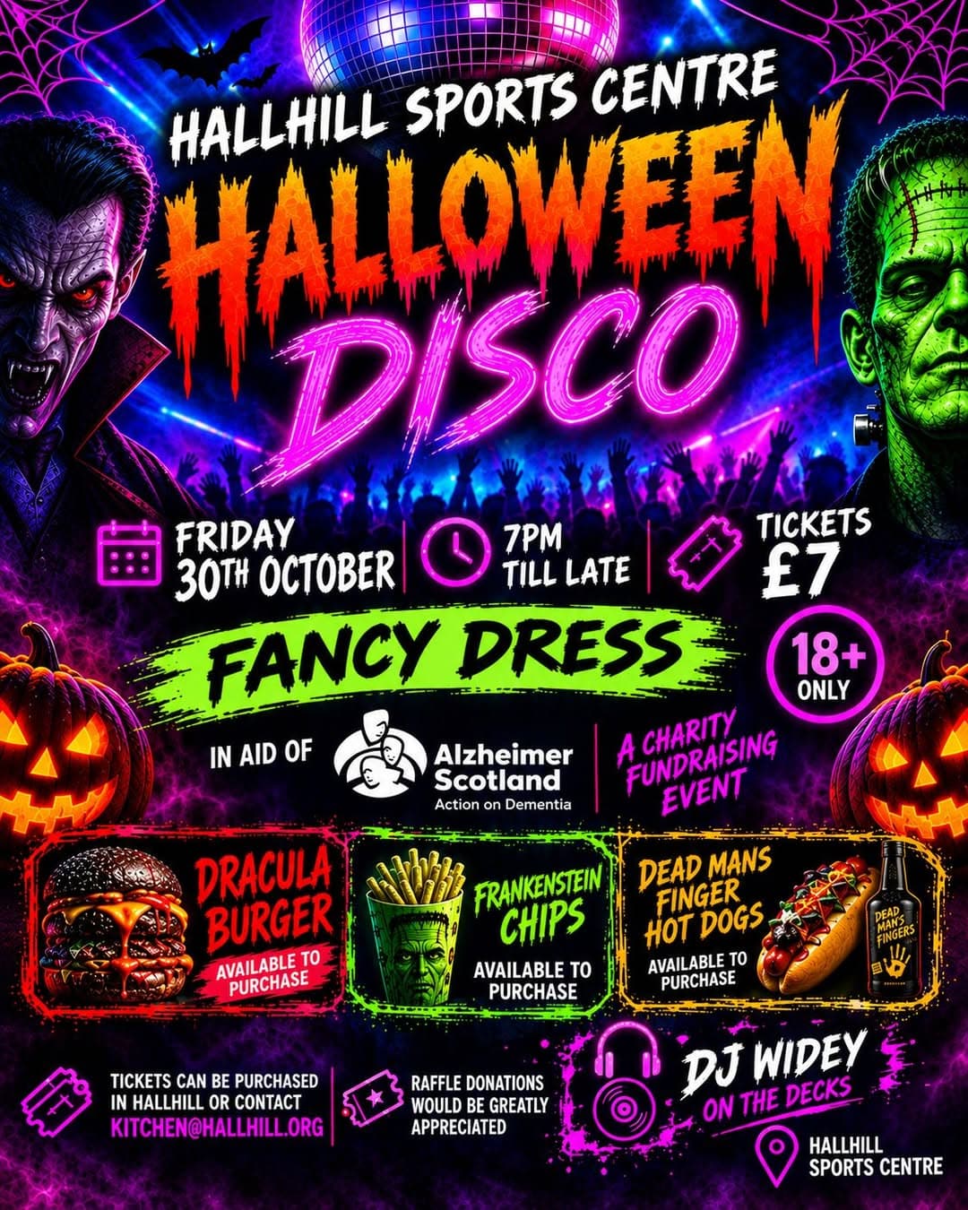 Halloween Disco @ Hallhill, Hallhill Sports Centre, Dunbar