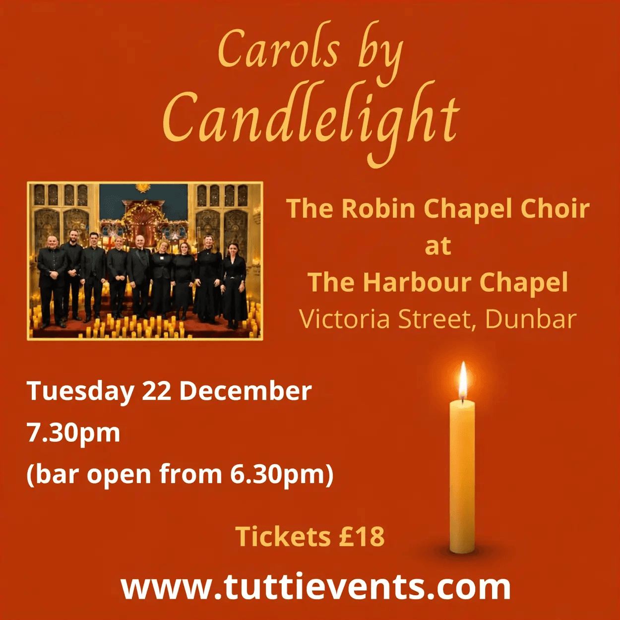 Carols By Candlelight @ Harbour Chapel, The Harbour Chapel, Dunbar