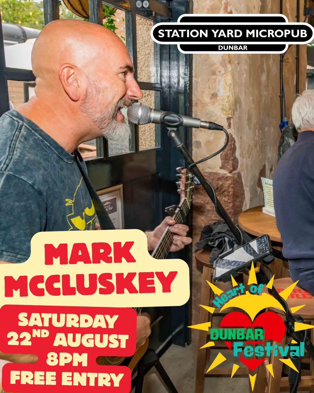 Summer Sessions 26: Mark McCluskey, Station Yard Micropub, Dunbar