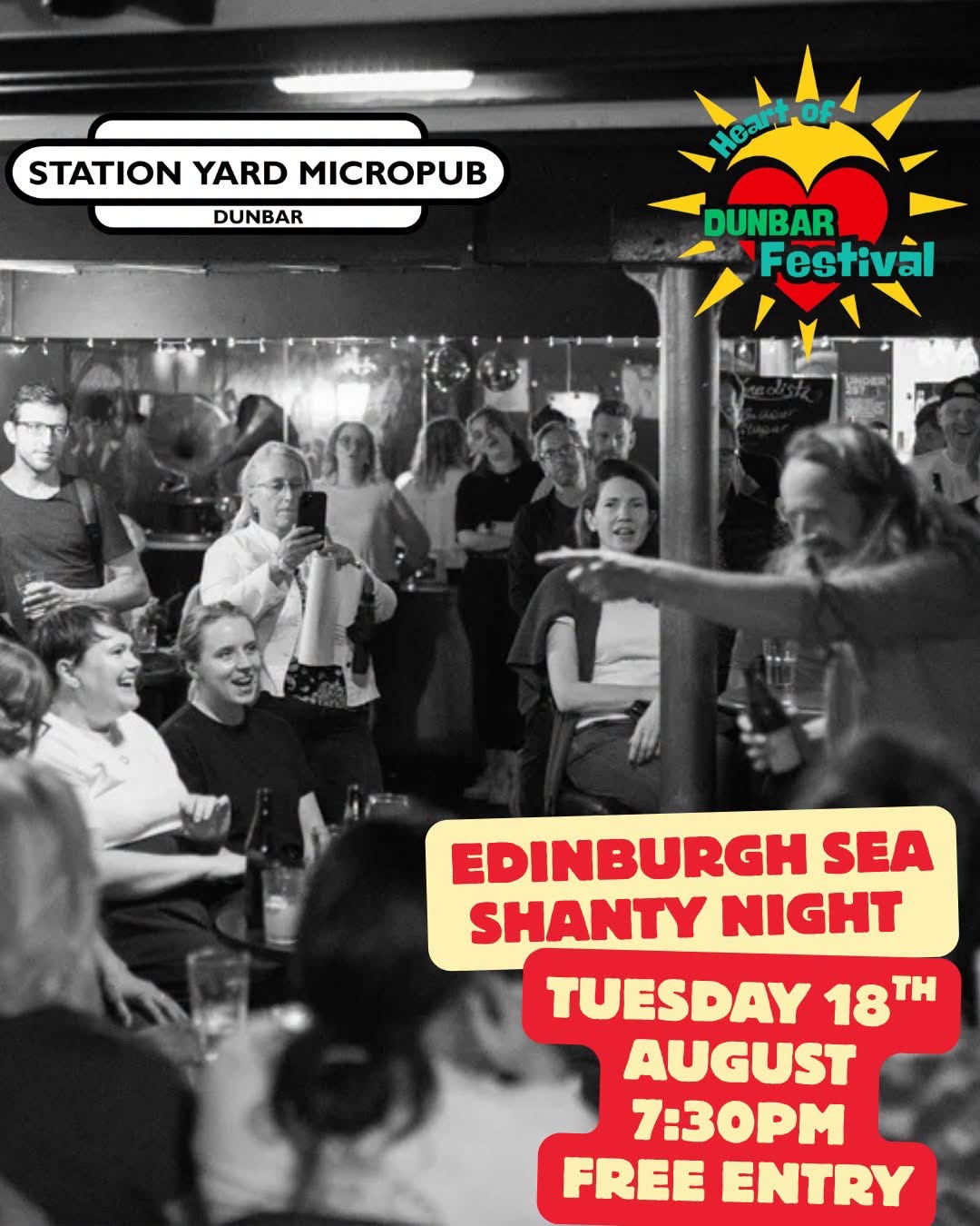 Summer Sessions 26: Edinburgh Sea Shanty Night, Station Yard Micropub, Dunbar