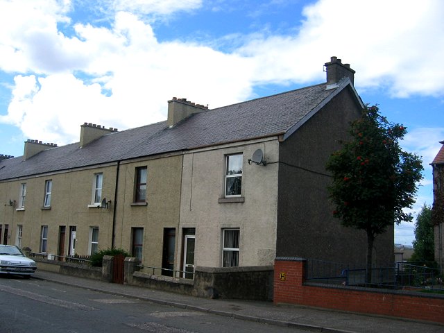 Terraced houses in Wallyford village